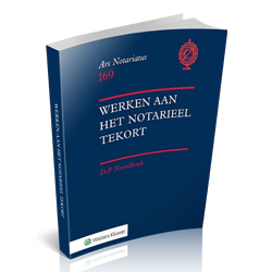 Werken aan het notarieel tekort - € 66,00